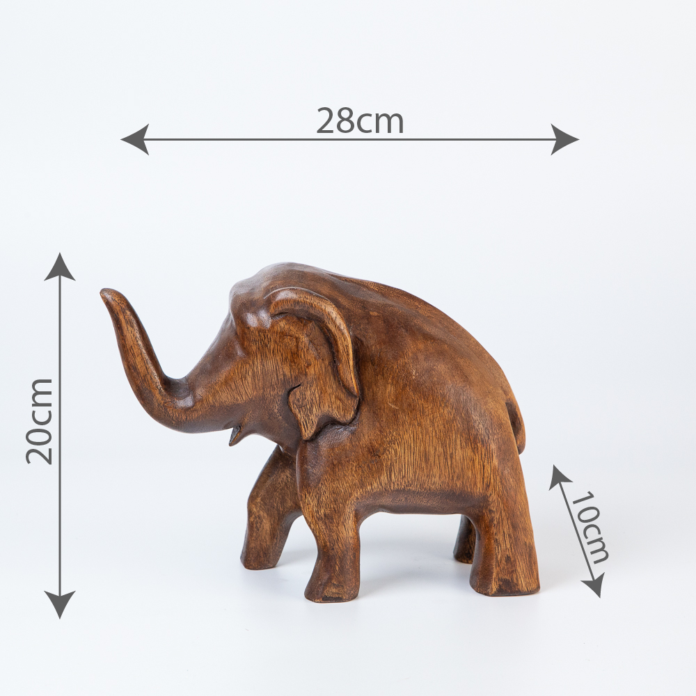 Medium decorative elephant figurine from the Thailand series - Image 3