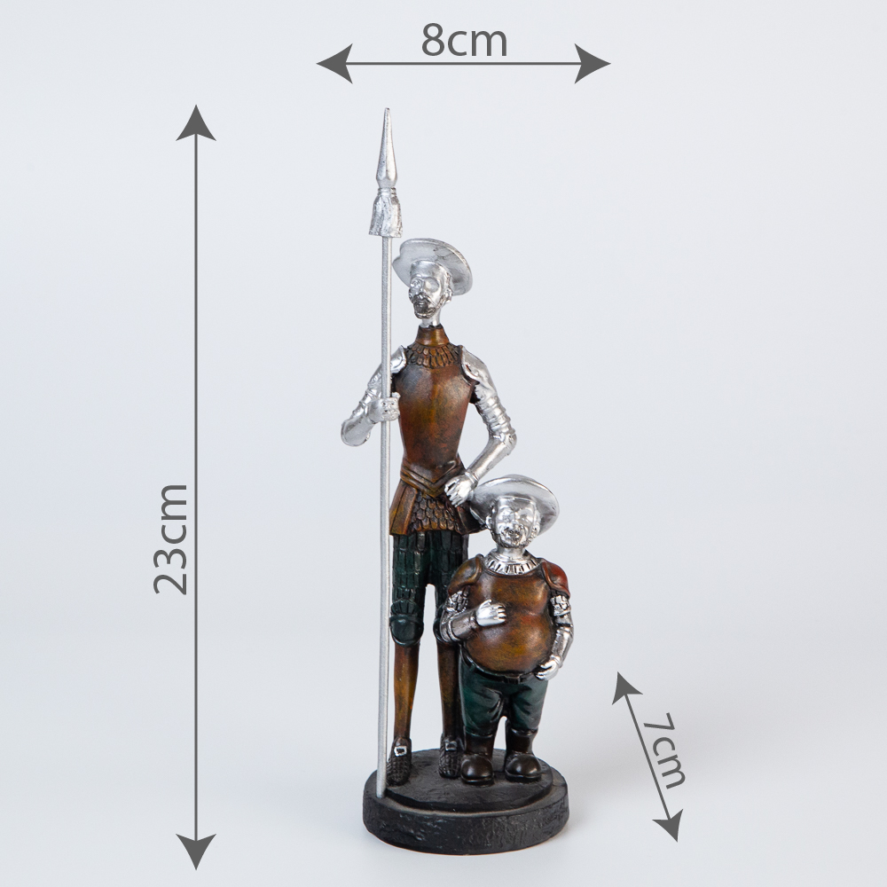 Decorative statuette of Don Quixote and Sancho Panza - Image 3