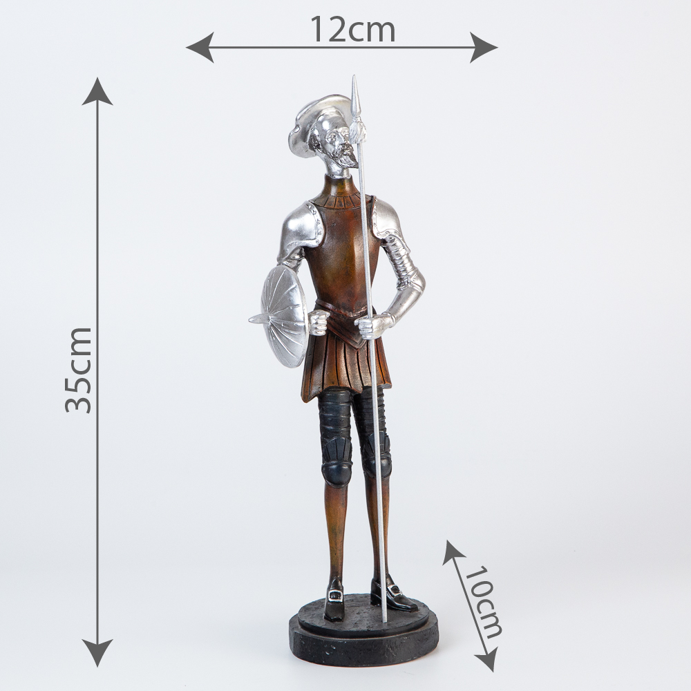 Decorative statuette - Don Quixote with a spear - Image 2