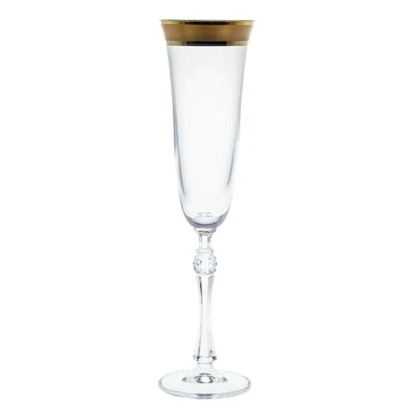Champagne glasses from Parus series - gold 190ml