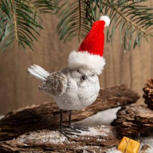 Christmas decoration - Birds with hats