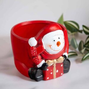 Christmas planter - Snowman