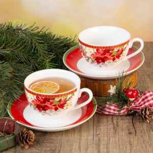 Tea Cup Set - Christmas Star