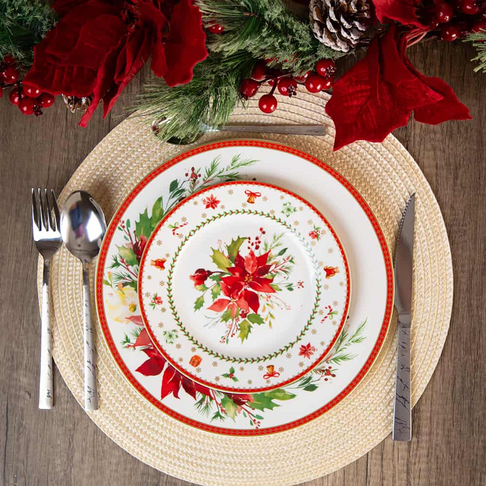 Christmas Main Course Plate - Christmas Star - Image 2