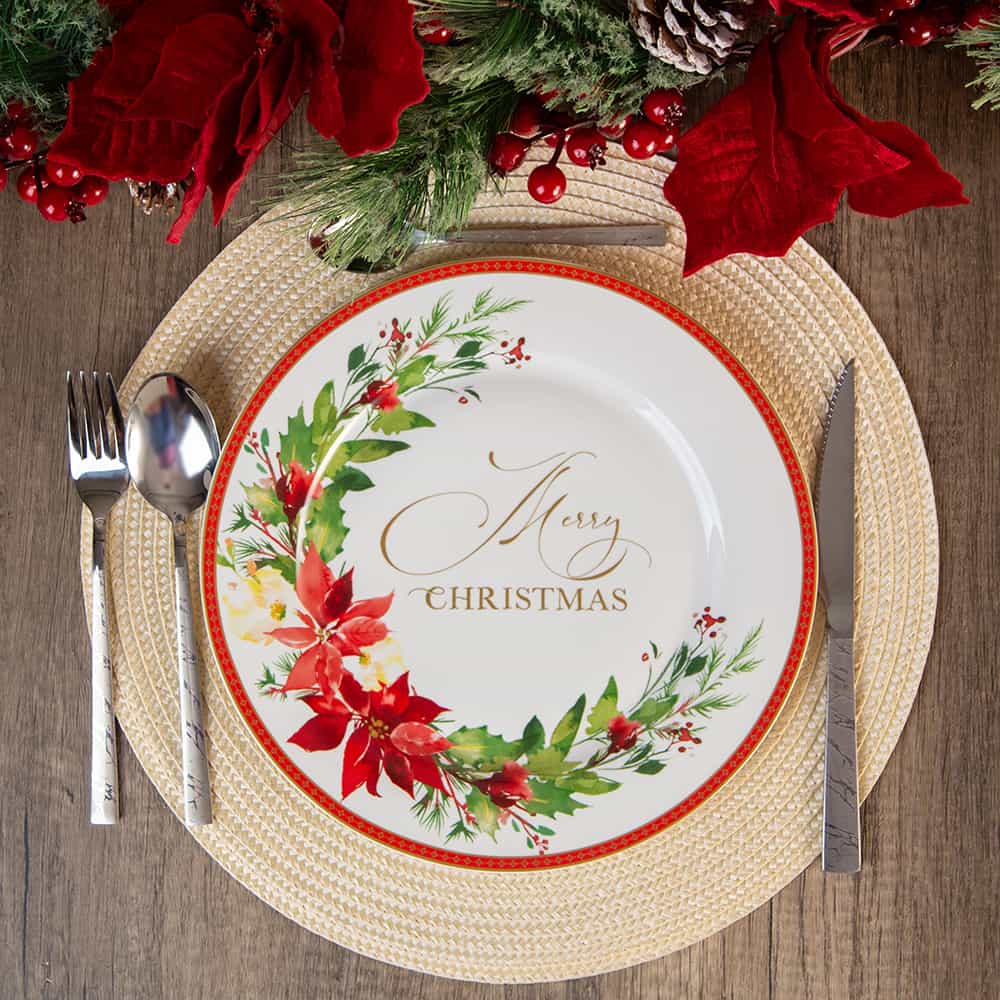 Christmas Main Course Plate - Christmas Star