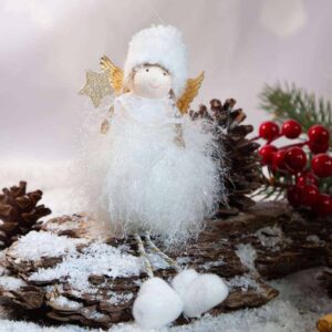 Christmas decoration - Angel in white