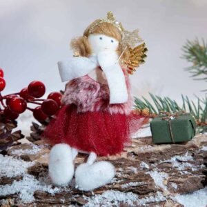 Christmas decoration - Angel in red