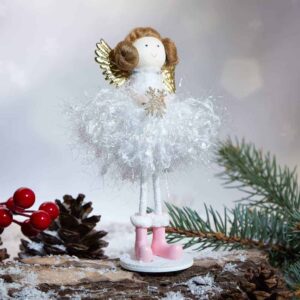 Christmas decoration - Angel in a white dress