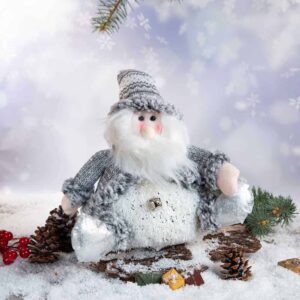 Christmas decoration - Santa Claus in grey