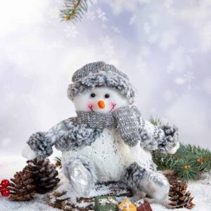 Christmas decoration - Snowman in grey