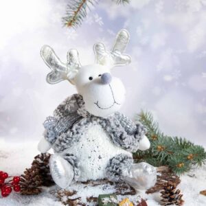 Christmas decoration - Reindeer in grey