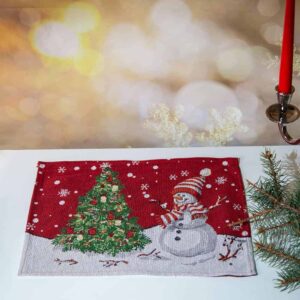 Christmas table mat - Snowman