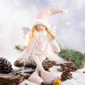 Decorative figurine Angel - Pink 3