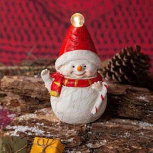 Christmas light decoration - Snowman with a red hat