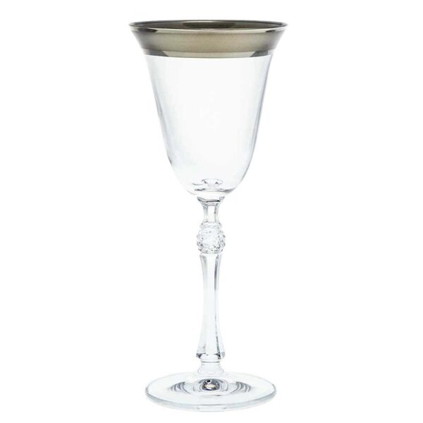 White wine glasses from Parus series - silver 185ml