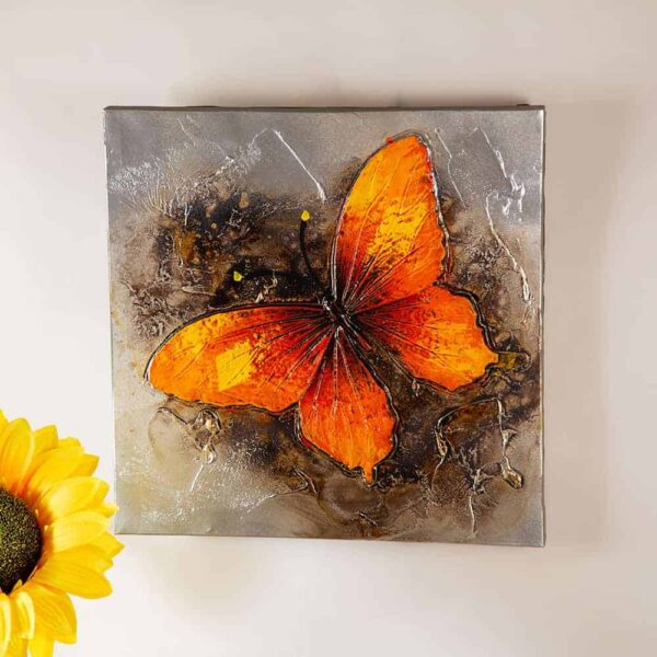 Painting - Orange Butterflies
