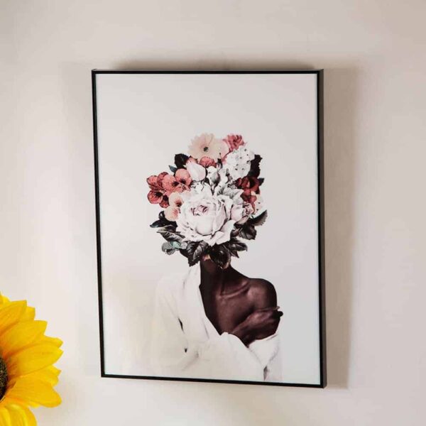 Painting with black frame - small