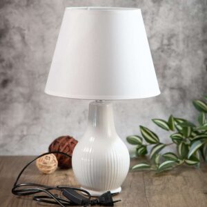Table night lamp in white