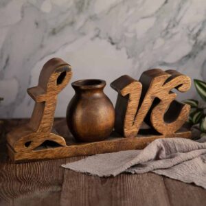 Decorative inscription Love