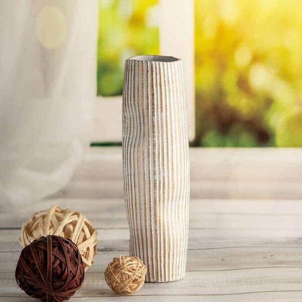 Ceramic vase from the series Golden Magic - L