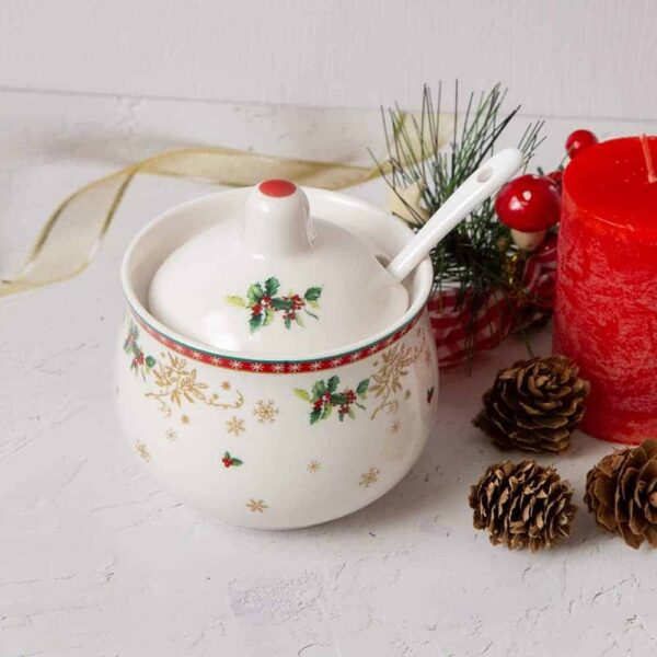 Christmas sugar bowl from the Christmas decoration series