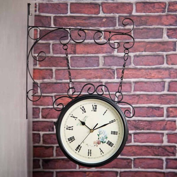 Wall clock - Flowers