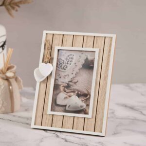 Photo frame - Wooden hearts
