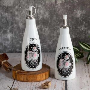 Set for olive oil and vinegar containers from the Romantic series