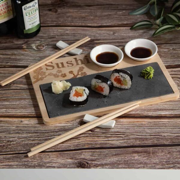 Sushi set from the set "Stone and wood"