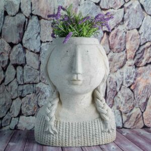 Ceramic pot planter - Face
