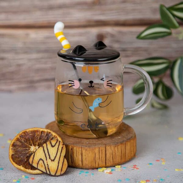 Gift mug - Kitten & fish 450ml