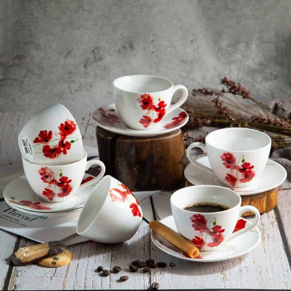 Tea set from the Red Poppy series