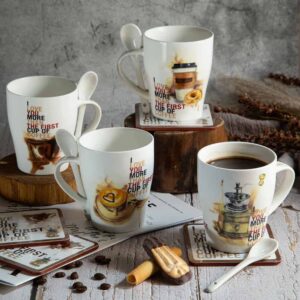 I love you more than the first cup of coffee Mug