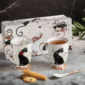 Set of tea cups from the Cats series