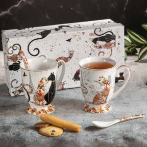 Set of tea cups from the Cats series