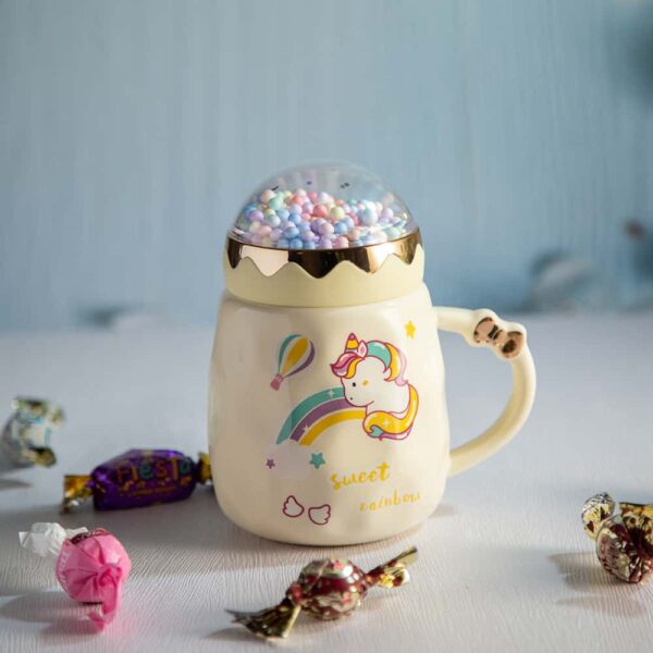 Gift cup - Flower unicorn