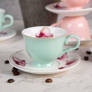 Coffee set - Colorful orchid