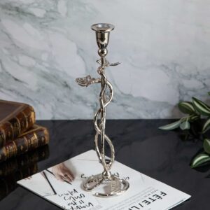 Candlestick Intertwined floral for one candle