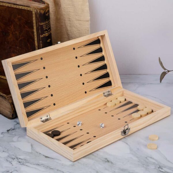 Chess and Backgammon Game Set