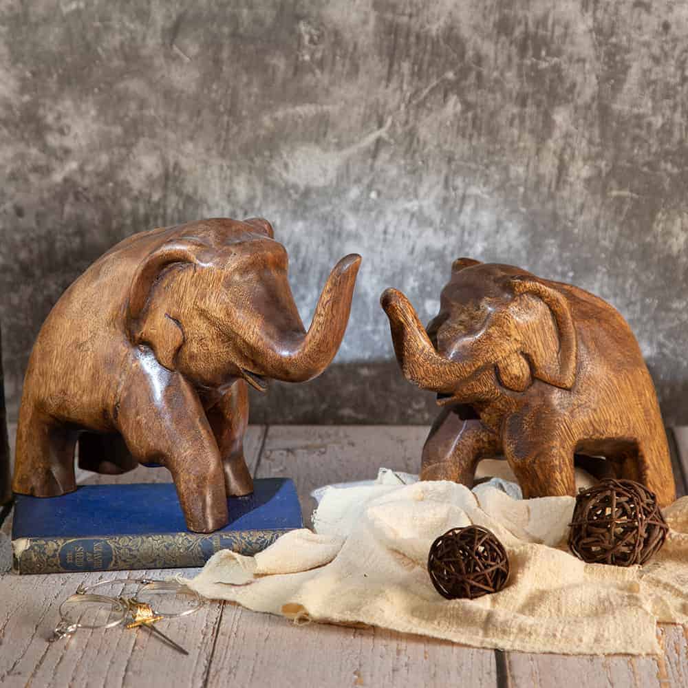 Medium decorative elephant figurine from the Thailand series - Image 2
