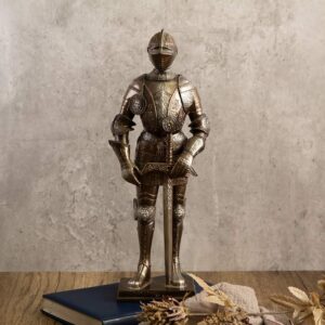 Decorative statuette - Knight with helmet and sword