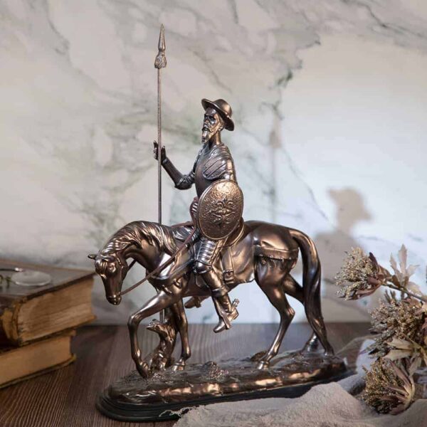 Decorative statuette - Don Quixote on his way