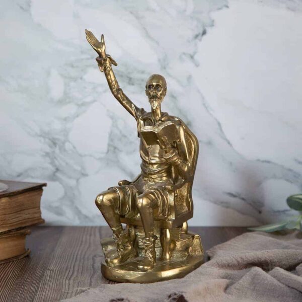 Decorative statuette - Don Quixote gold