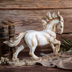 Decorative statuette from the Antiquity series - Horse on a pedestal