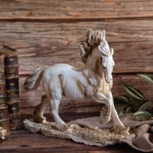 Decorative statuette from the Antiquity series - Horse on a pedestal