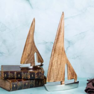 Decorative figurine: Boat with Sails - Large