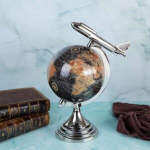 Globe with Decorative Plane