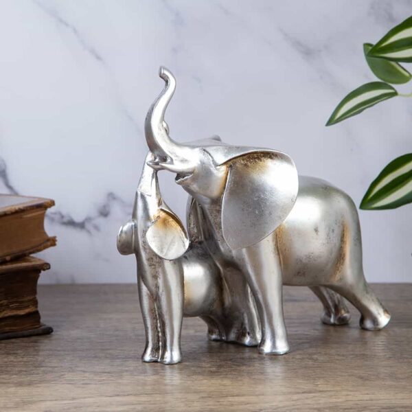 Elephant Statuette - Play of Happiness and Joy