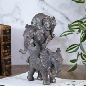 Family Bond - Three Elephants Decoration 25cm