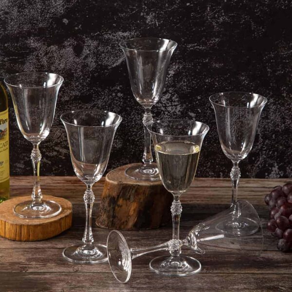 White wine glasses from Parus series